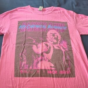 Gildan Pink Graphic Tee